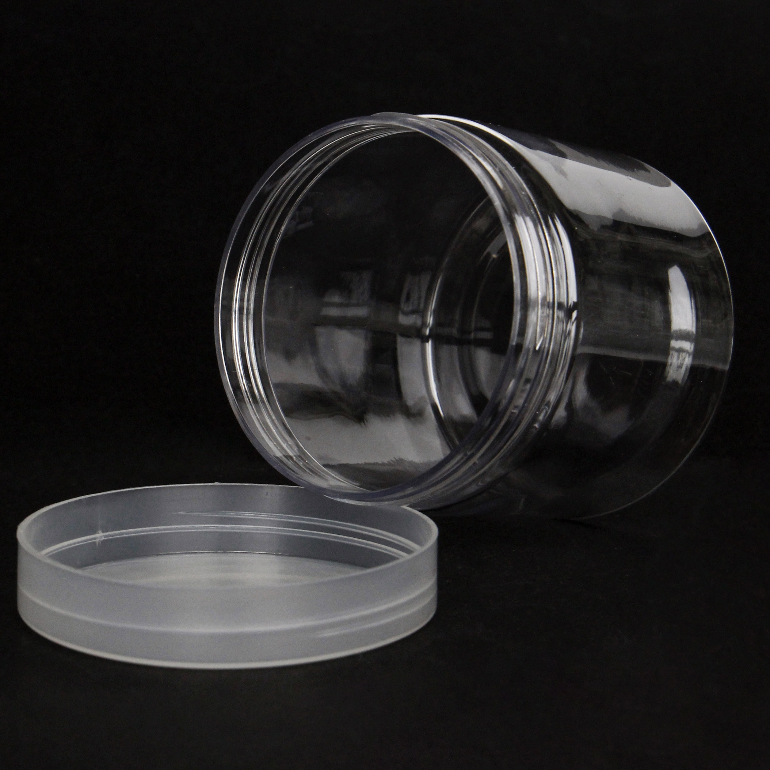 250ml8oz 500ml 16oz PET plastic jar hair conditioner body lotion scrub container exfoliate cream wide mouth bottle cosmetic jar