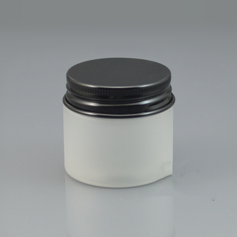 25g cute small empty colorful aluminum screw lid frosted cosmetic packaging plastic jar Luxury matte litter cream jar