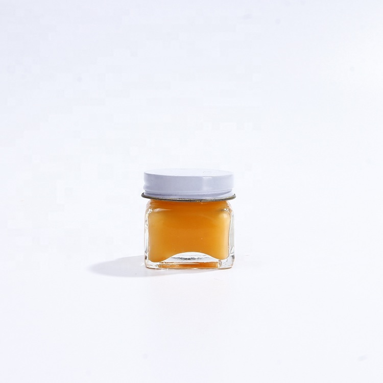 25ml 1oz Mini Square Glass Jars For Jam Glass Jar for Jelly Pectin