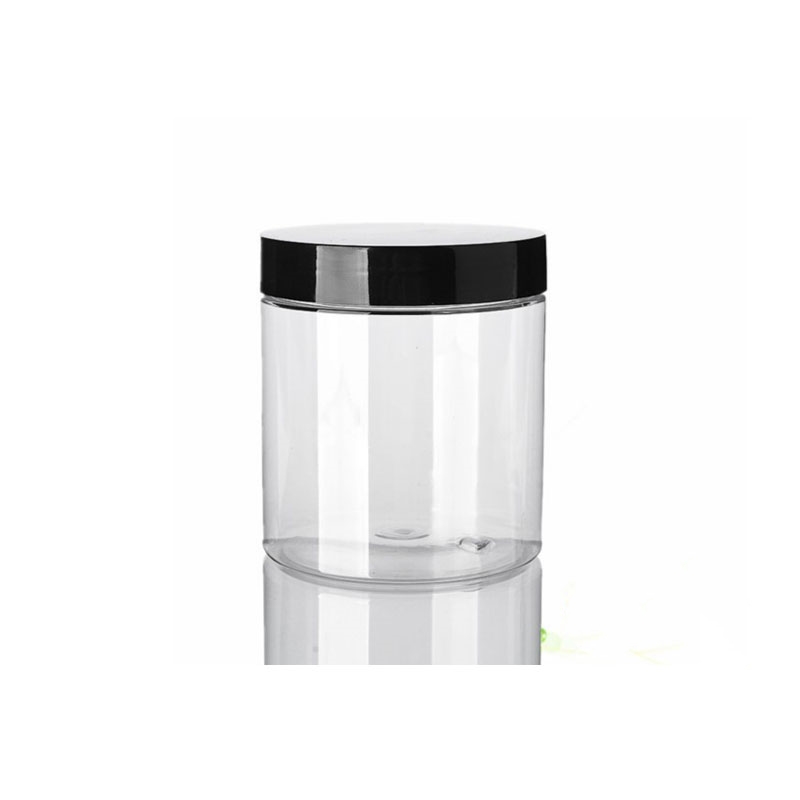 25ml--300ml small MOQ PET Type and Plastic Material eco friendly food packaging jars cookie container bottle
