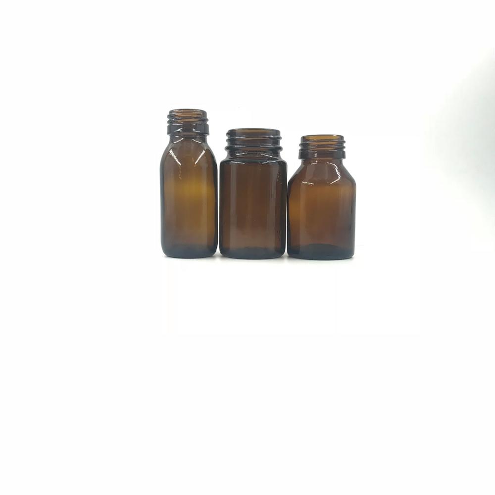25ml 30ml 40ml 55ml 60ml 75ml 100ml pharma Clear or Amber Medical Vial Oral Liquid Bottle(set 1)