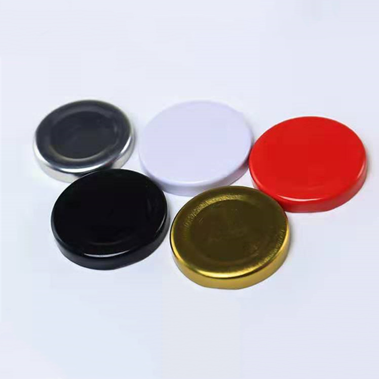 25ml 35ml 50ml 75ml 100ml round clear mini small glass jar with metal lid for jam honey caviar food storage