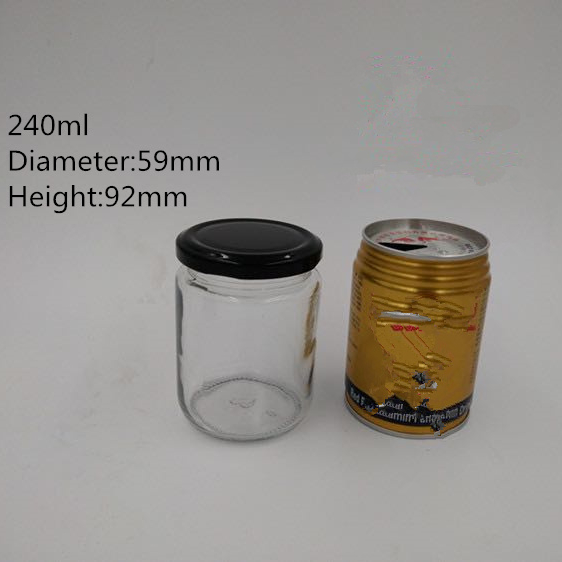 25ml 50ml 75ml 100ml 195ml 240ml 350ml 500ml 770ml 1000ml Clear Glass Honey Jar Pickles Jar Candy Jar