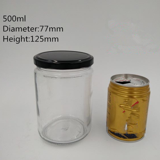 25ml 50ml 75ml 100ml 195ml 240ml 350ml 500ml 770ml 1000ml Clear Glass Honey Jar Pickles Jar Candy Jar