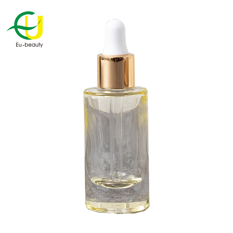 25ml 50ml amber double gourd glass bottle with dropper and tip