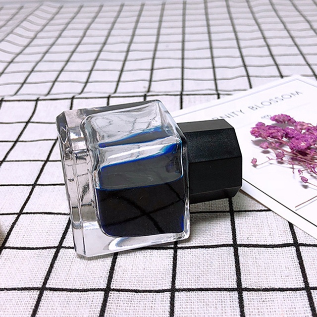 25ml Transparent Square Bottle Lamy Fountain Pen Glass Bottle Printing Ink
