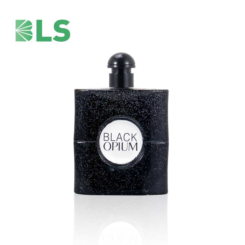 25ml black perfume bottle luxury perfume glass bottle mini