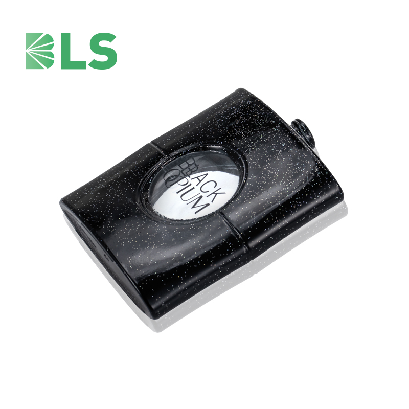 25ml black perfume bottle luxury perfume glass bottle mini