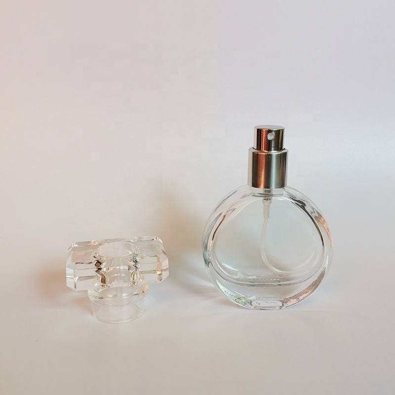 25ml clear luxury fancy perfume bottle customize dispensing perfume spray bottle