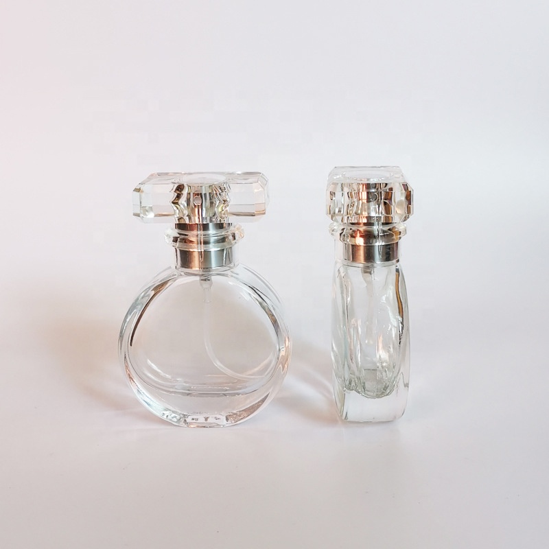 25ml clear luxury fancy perfume bottle customize dispensing perfume spray bottle