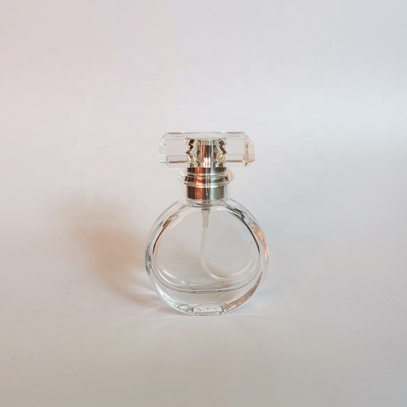 25ml clear luxury fancy perfume bottle customize dispensing perfume spray bottle