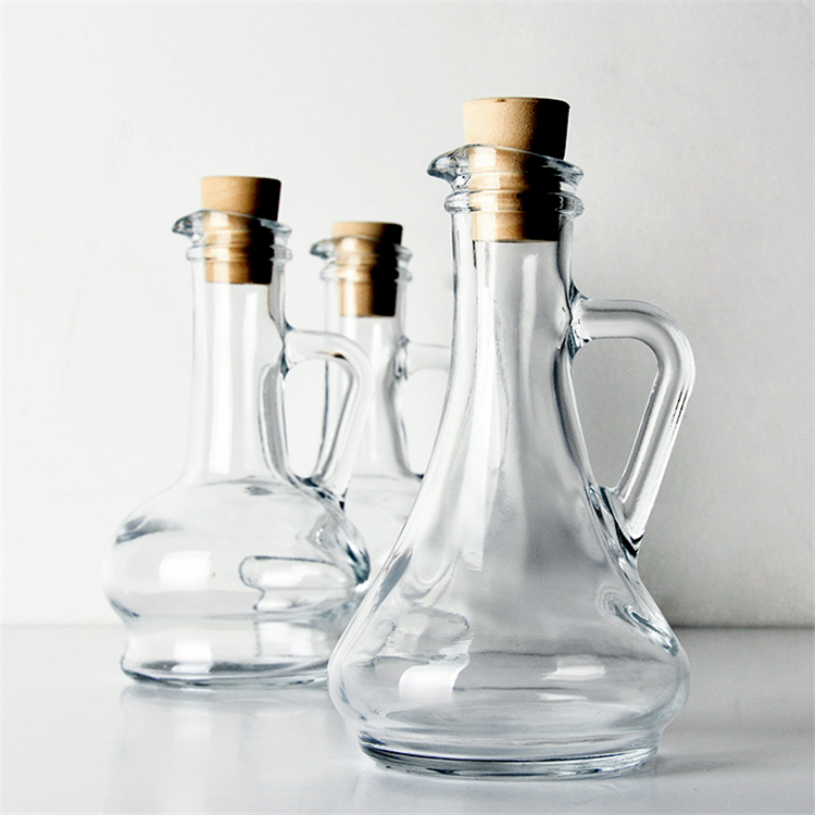260ml Thickened seasoning olive oil glass bottle with lid