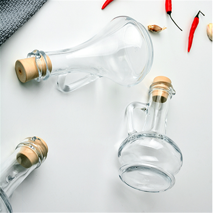 260ml Thickened seasoning olive oil glass bottle with lid