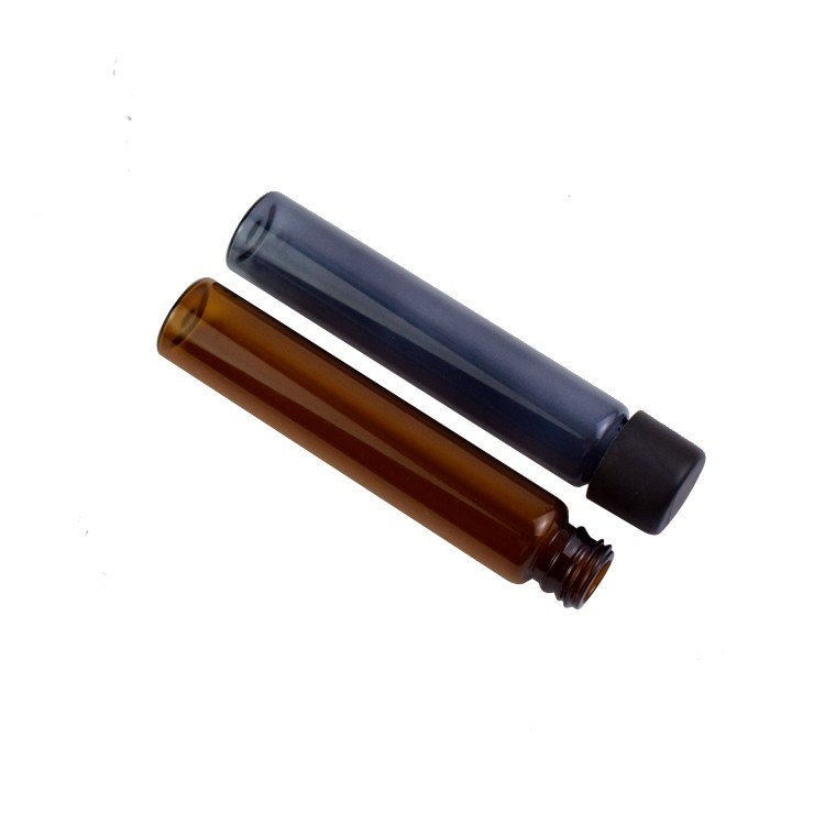 27*120mm Transparent Glass Tube For Preroll Glass Test Tubes With Plastic Lid Child Proof Cap