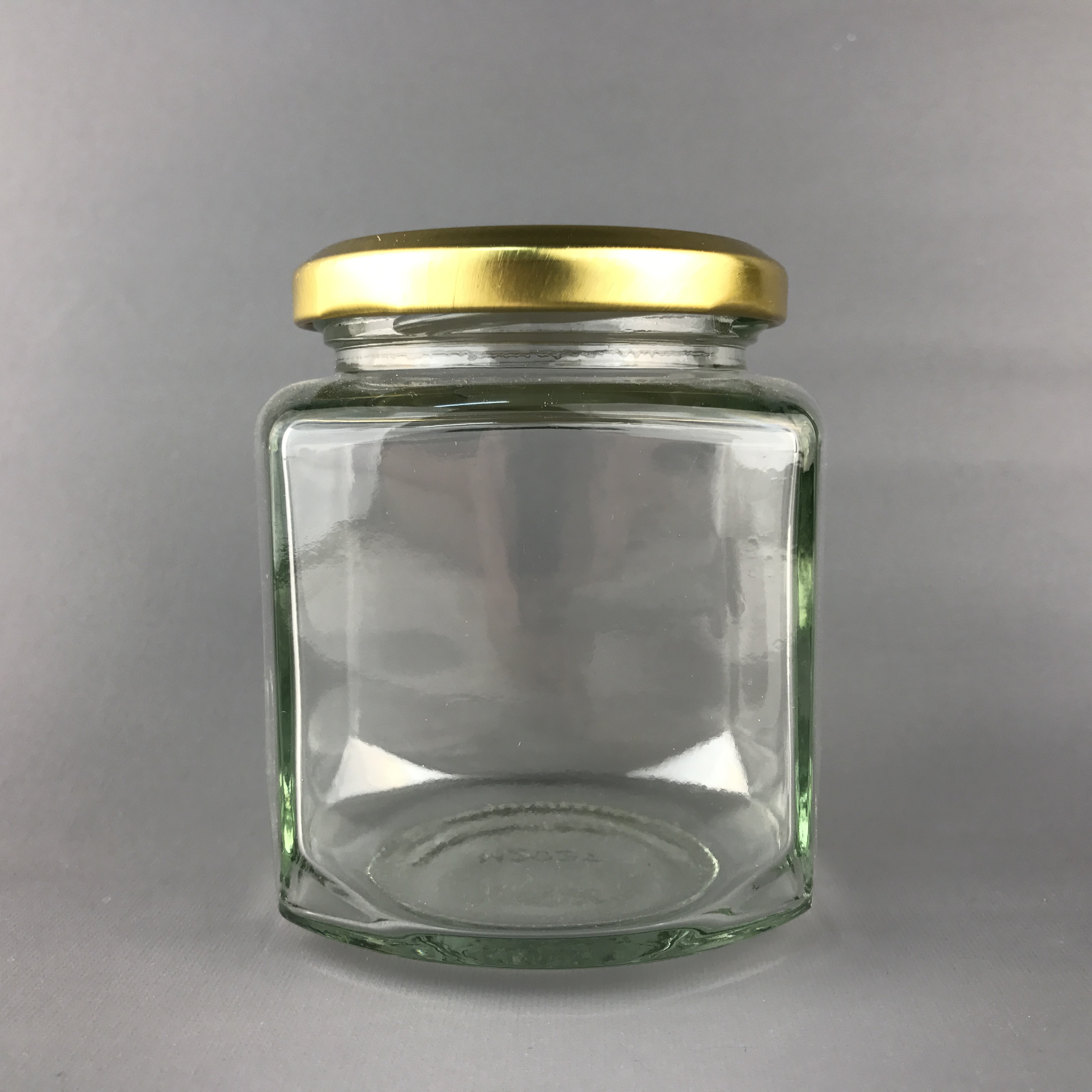 270ml six-sided glass jar