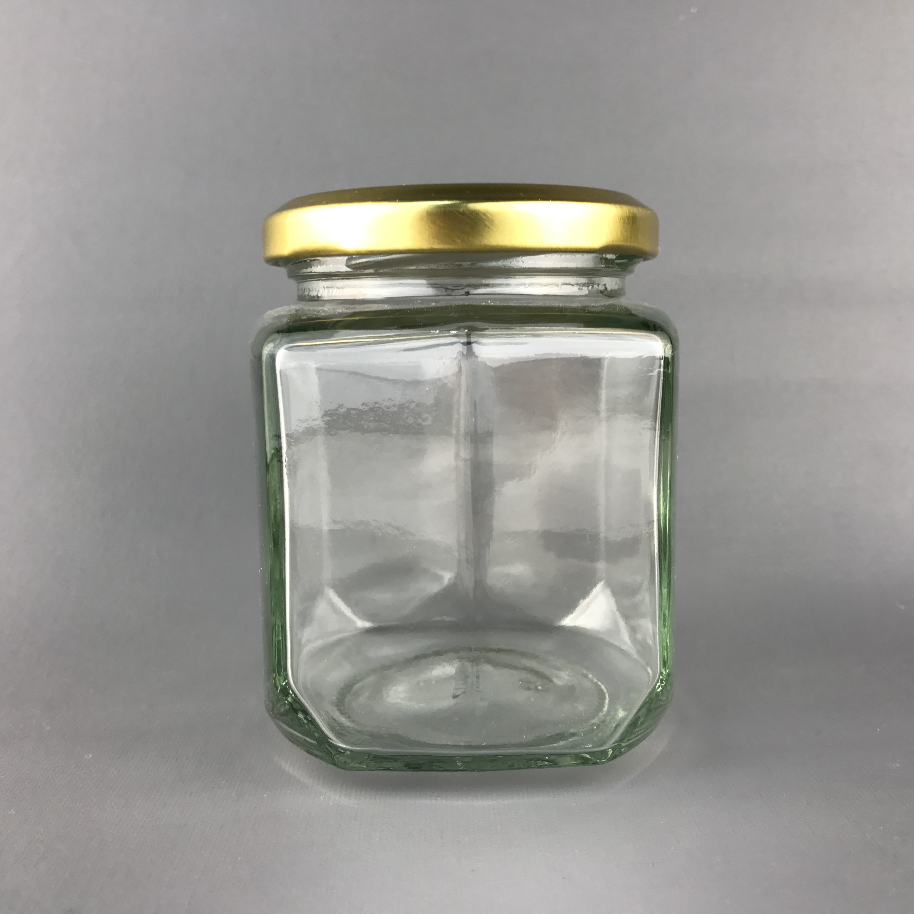 270ml six-sided glass jar