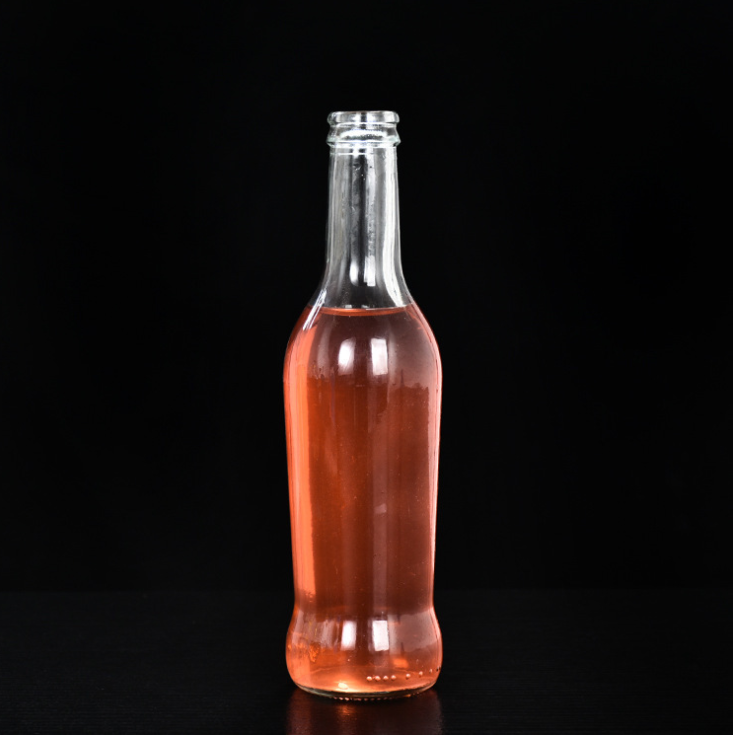 275ml Soda Water Cocktail Beverage Frosted Glass Bottle with Crown Top