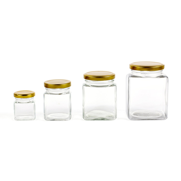 280 ml food grade container glass jars for jam honey pickles storage