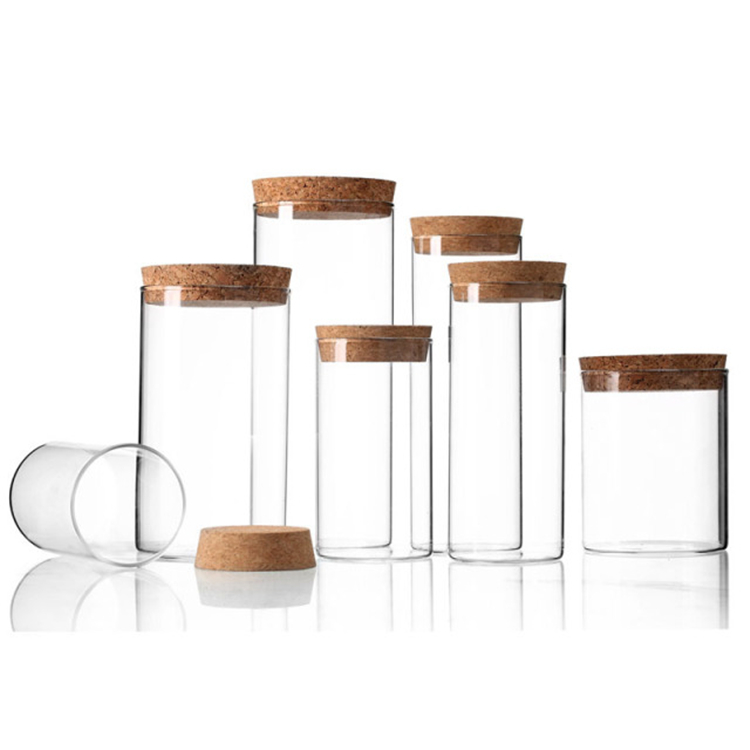 2800Ml High Borosilicate Kitchen Storage Holders Glass Storage Jars And Bottles