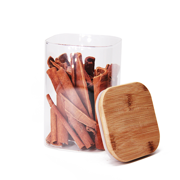 280Ml High Borolisicate Glass Spice Jar Set With Spoon