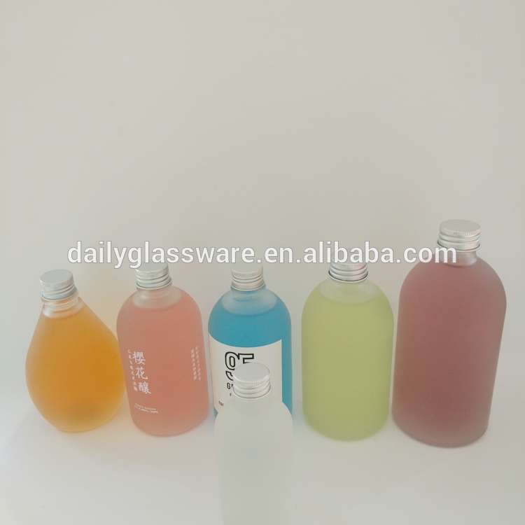 280ml 10 ounces boston round glass bottle drink