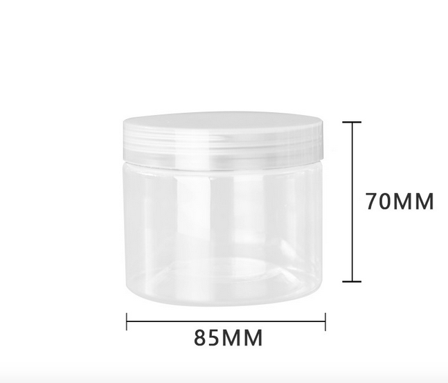 280ml 85mm diameter clear creme packaging containers