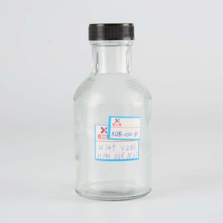 285ml /10oz Clear Glass Empty Woozy Hot Sauce Bottle Ketchup Sauce Chili Vinegar Glass Bottles