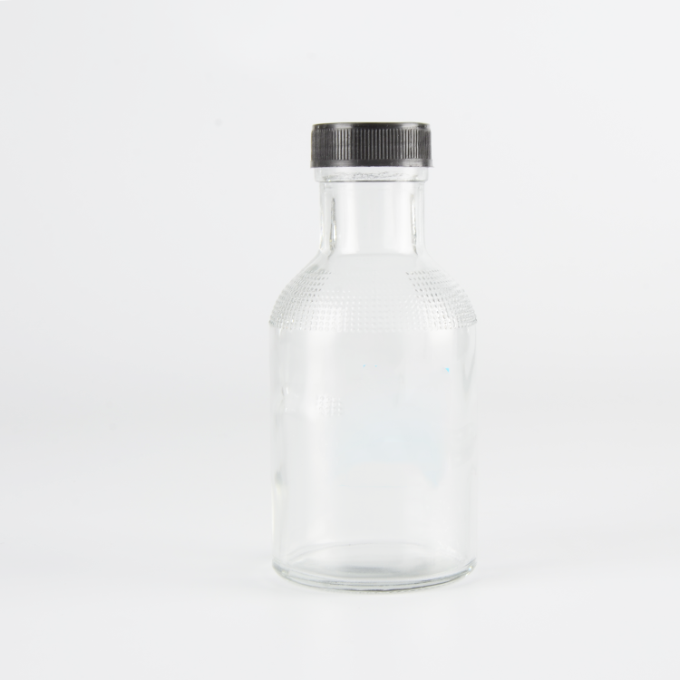 285ml /10oz Clear Glass Empty Woozy Hot Sauce Bottle Ketchup Sauce Chili Vinegar Glass Bottles