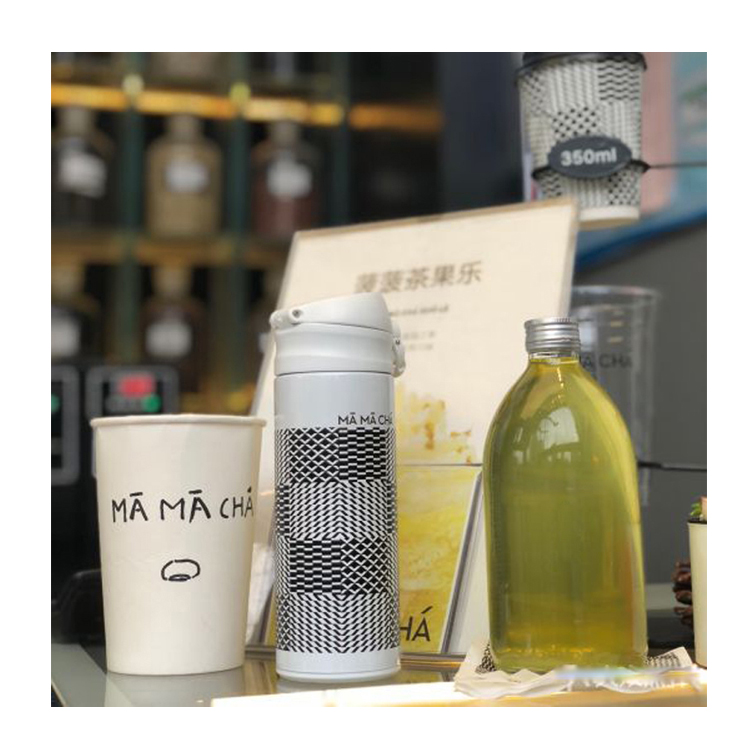 290Ml Basil Seed Drink 290Ml Clear Glass Vape Juice Bottle