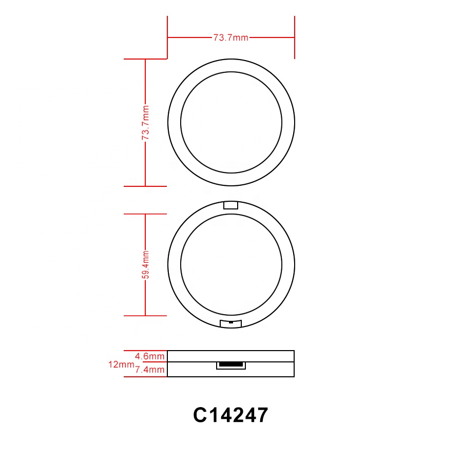 29g empty plastic loose powder jar black cosmetic packaging case clear makeup container compact powder case