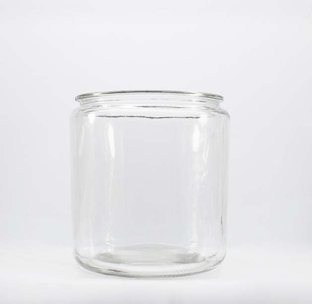 2L 4L Airtight Clear Glass Jars Serving For Rice Grains Cereal Flour Dampproof Glass Storage Canister