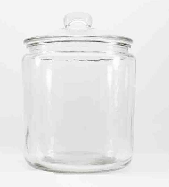 2L 4L Airtight Clear Glass Jars Serving For Rice Grains Cereal Flour Dampproof Glass Storage Canister