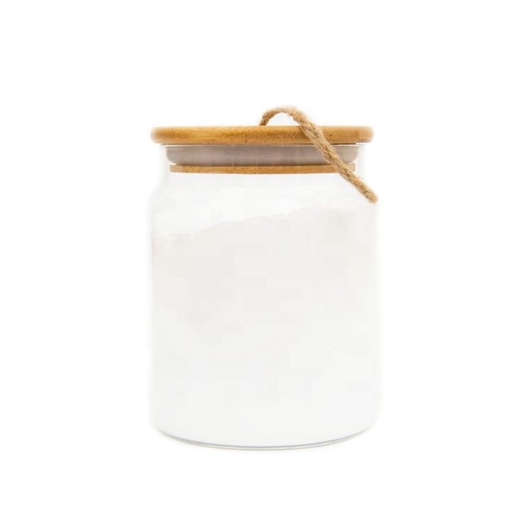 2L/4L Large pantry bathroom and laundry glass jar with bamboo lid