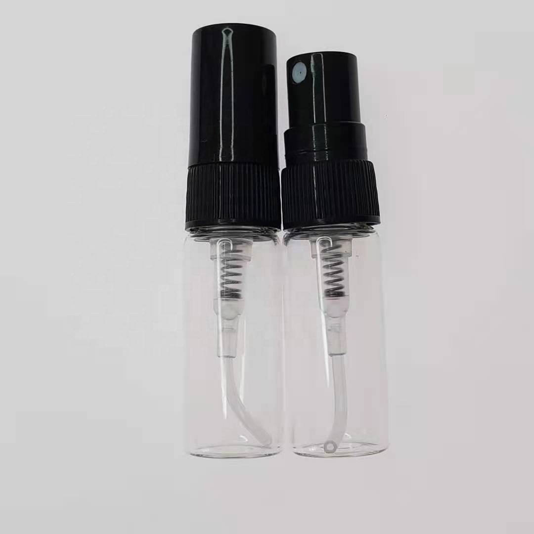 2ML 3ML 5ML 10ML Refillable Glass Perfume Bottles Atomizer, Perfume Sample Glass Bottle
