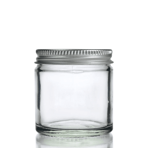 2OZ 60Ml Child Resistant glass cream jar 60g cosmetic glass jar 100 ml