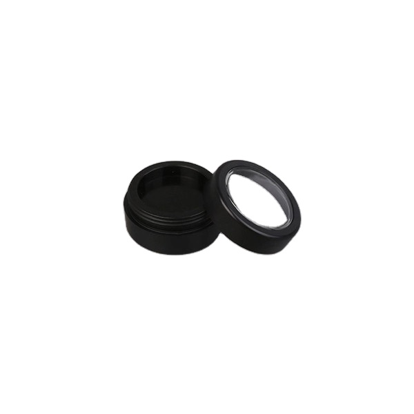 2g plastic black eye shadow jar,  eye cream jar