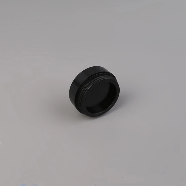 2g plastic black eye shadow jar, eye cream jar
