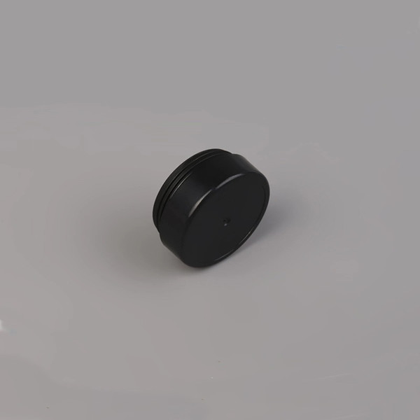 2g plastic black eye shadow jar, eye cream jar