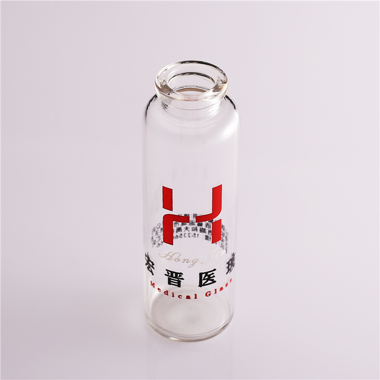 2ml 10ml 30ml 50ml 100ml Clear or Amber Empty Glass Bottle Vial for Medical or Cosmetic Medical glass bottle