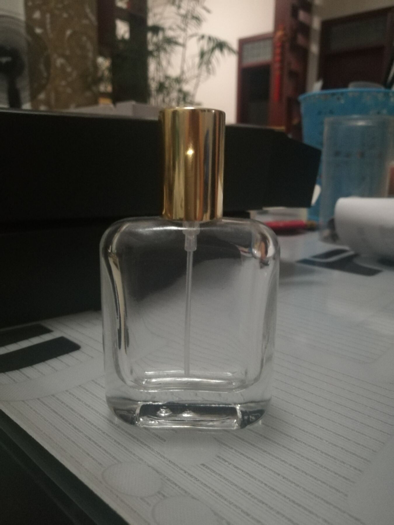 2ml 30ml 50ml 100ml square /oval /round glass spray perfume bottle