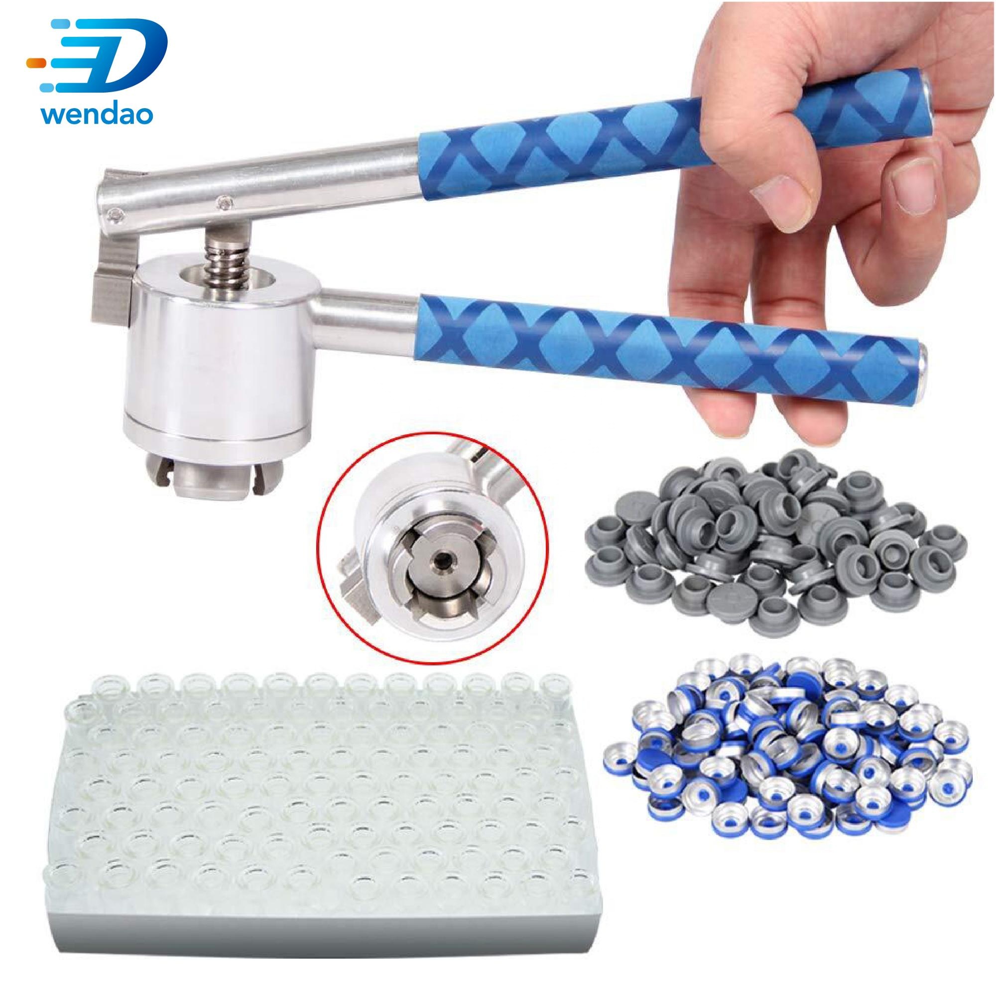 2ml/3ml/10ml/20ml glass vial sealing machine crimper toll for injection bottle cap