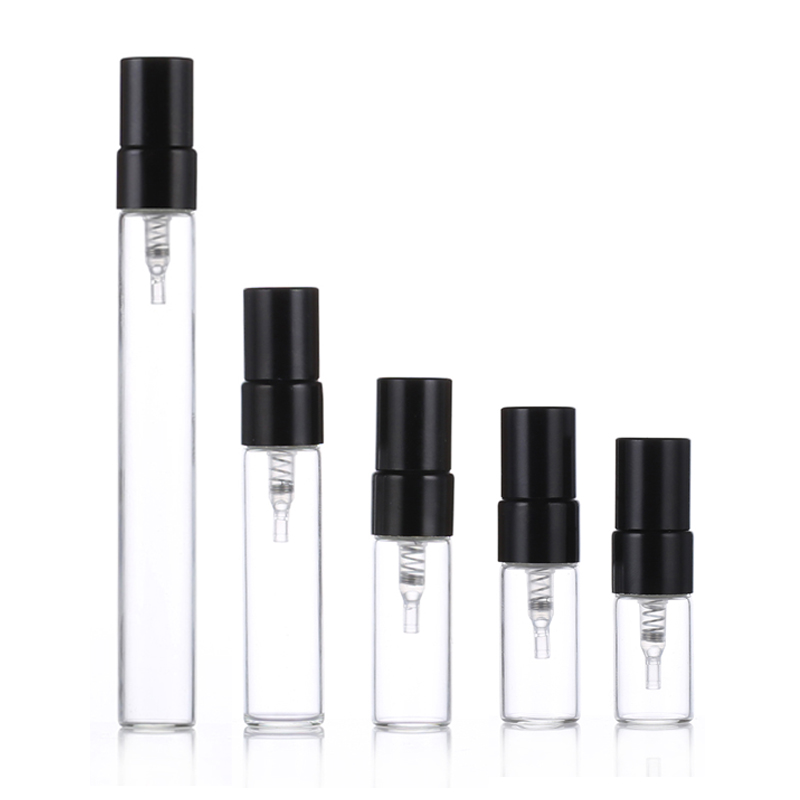 2ml/3ml/5ml/10ml perfume glass sprayer bottles mini cosmetic glass bottle
