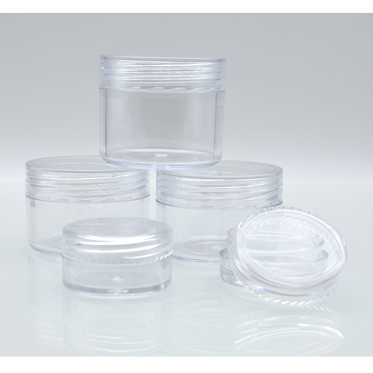 2ml 3ml 5ml 2.5ml 15ml 20ml 30ml 25ml 2 2.5 g 3 5 10 30 25 30g 15g 20g 25 g 10ml PS plastic clear jars with lids for cosmetic
