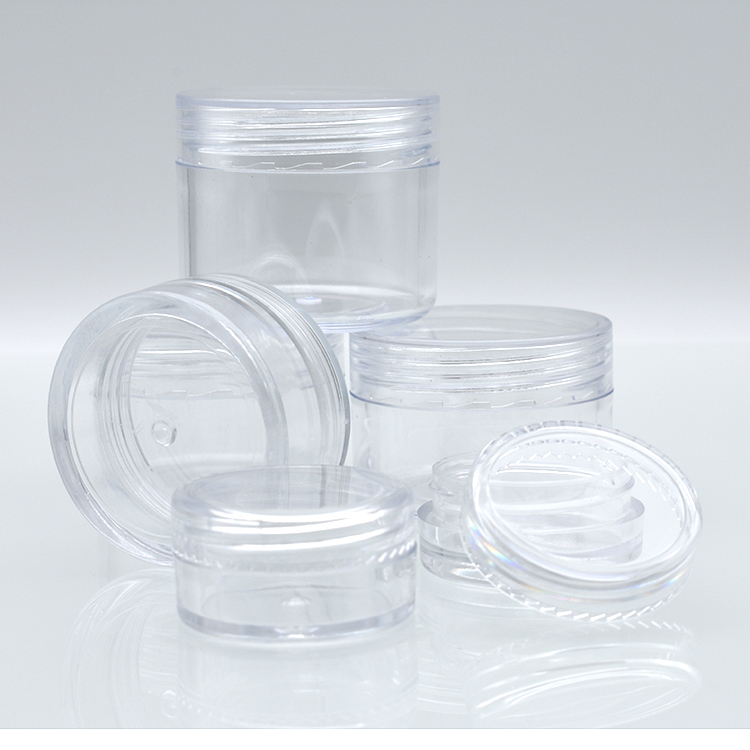 2ml 3ml 5ml 2.5ml 15ml 20ml 30ml 25ml 2 2.5 g 3 5 10 30 25 30g 15g 20g 25 g 10ml PS plastic clear jars with lids for cosmetic