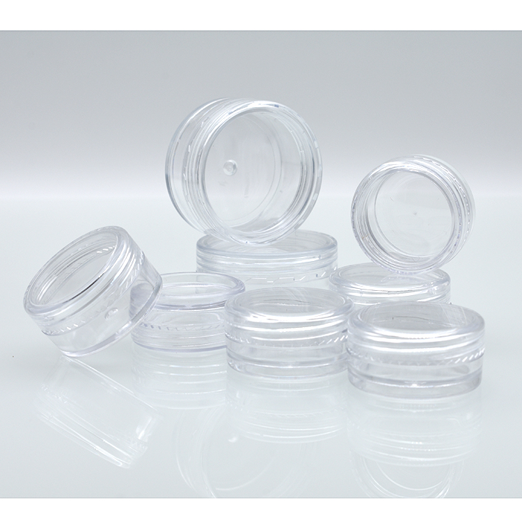 2ml 3ml 5ml 2.5ml 15ml 20ml 30ml 25ml 2 2.5 g 3 5 10 30 25 30g 15g 20g 25 g 10ml PS plastic clear jars with lids for cosmetic