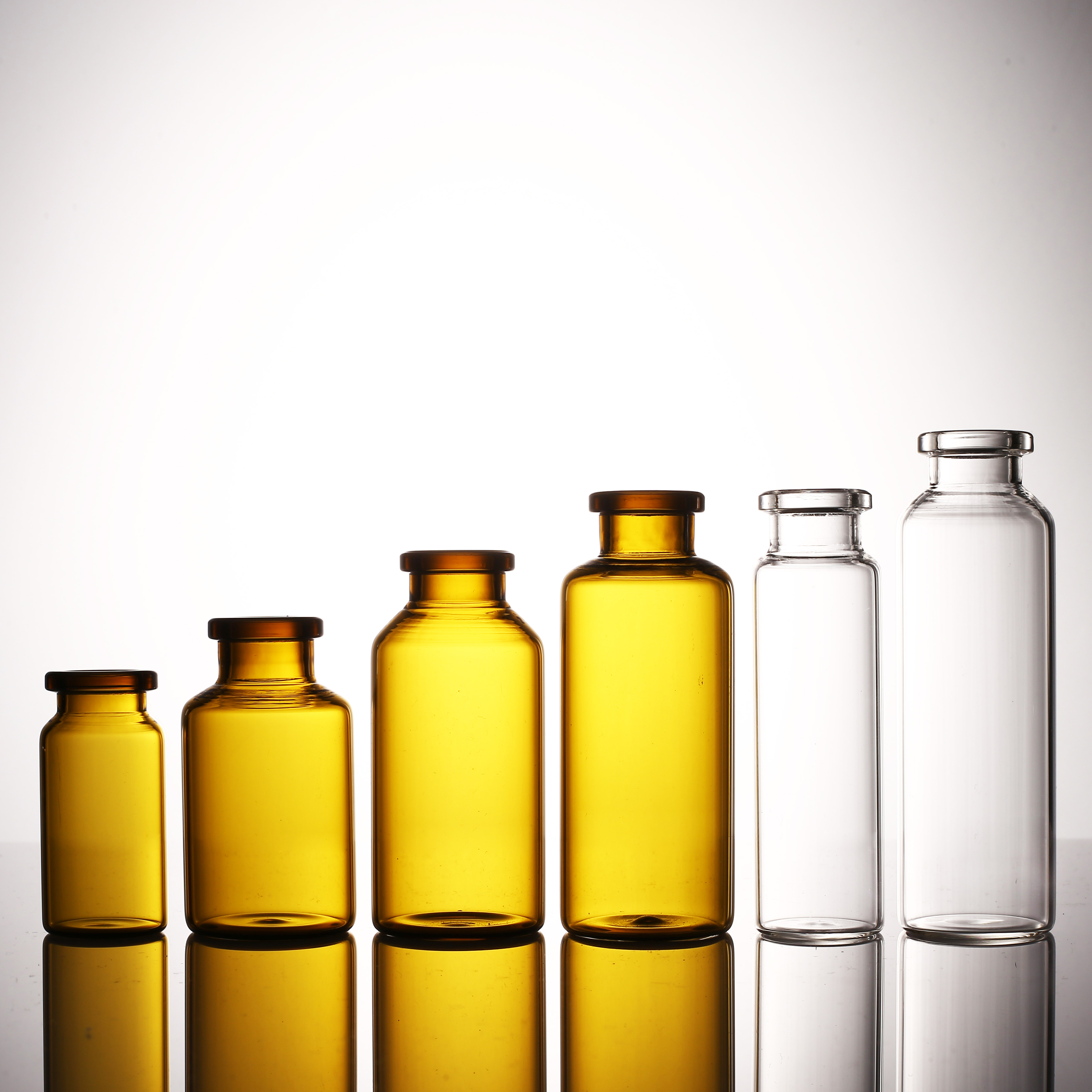 2ml 3ml 5ml 7ml 10ml 15ml 20ml 30ml Clear and Amber Injection Vaccine Glass Bottle Vial