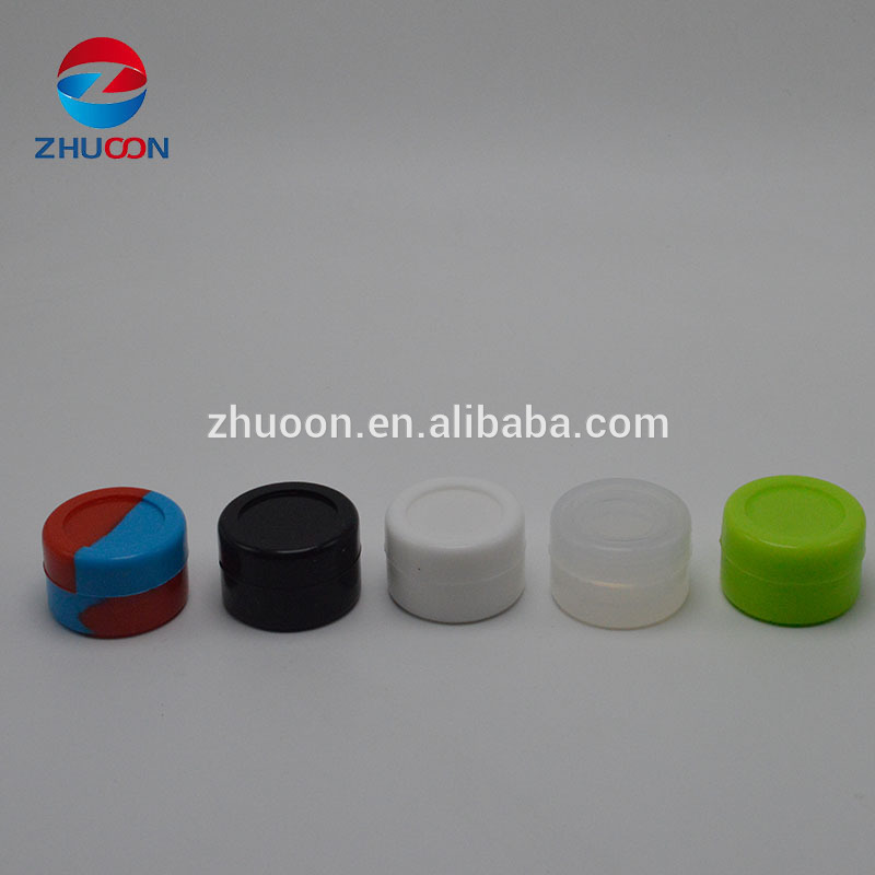 2ml/3ml/5ml/7ml/11ml Silicone Jars Wax Container Silicone Container For Oil/wax