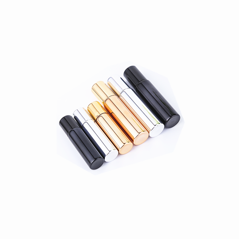2ml 3ml 5ml 8ml 10ml 15ml electroplating UV glass tube electro-aluminum roll on perfume sub-bottle