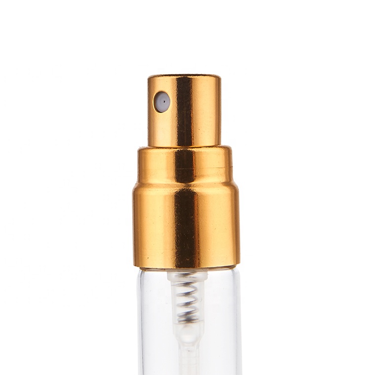 2ml,3ml,5ml,8ml,10ml Mini Refillable Glass Perfume Bottle Vial With aluminum Mist Sprayer