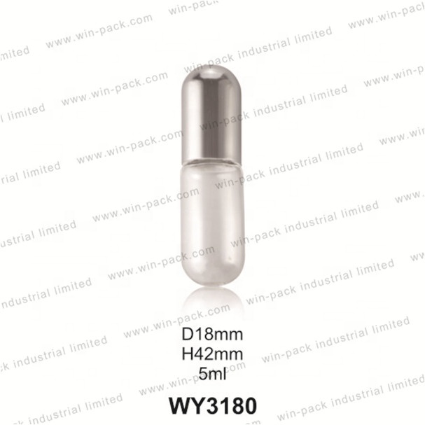 2ml 3ml 5ml 8ml 10ml glass roll on bottle for perfume essential oil wholesale with silver round cap and metal roller ball